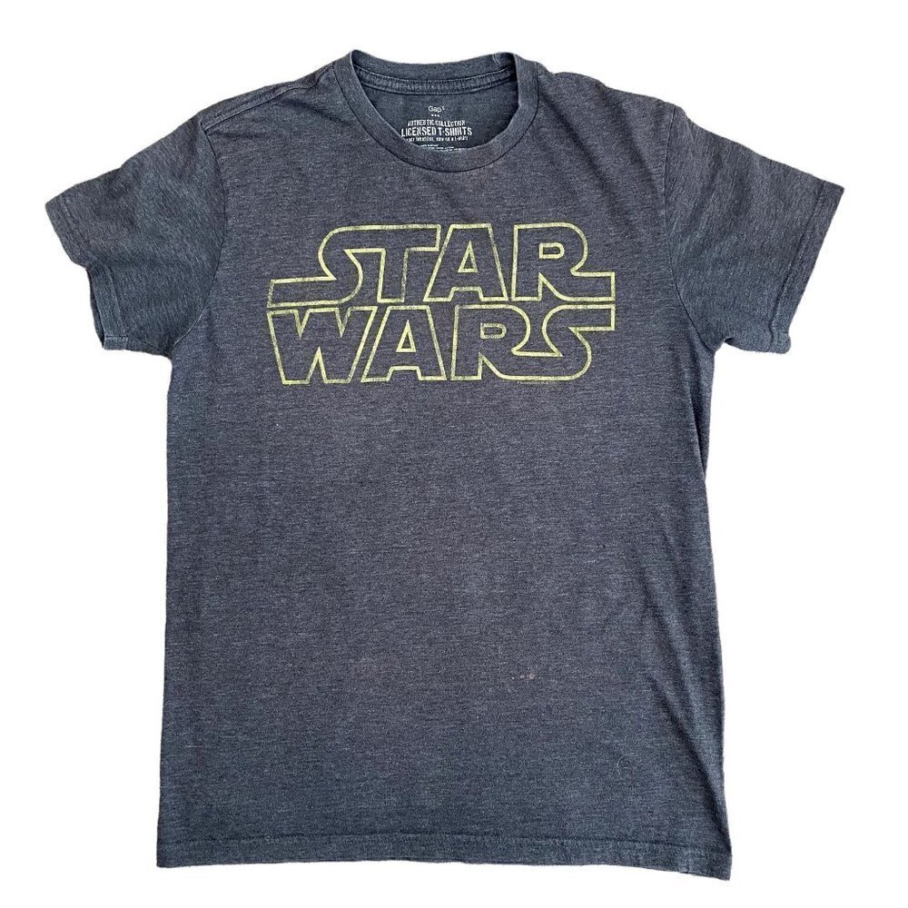 🍁 3/$25 🍁 Gap | Star Wars Authentic Collection T- Shirt | Gray | Small